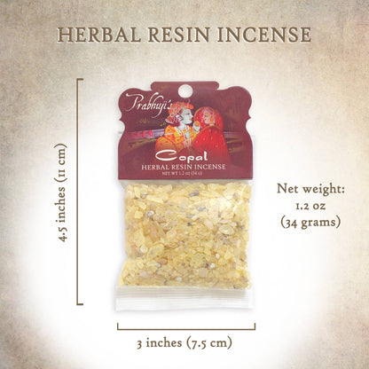 Resin Incense Copal - 1.2oz bag