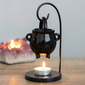 Hanging Cauldron Halloween Oil Burner