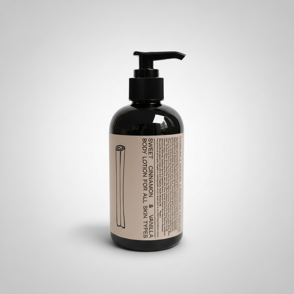 Body Lotion - (Sweet Cinnamon & Vanilla Scented)