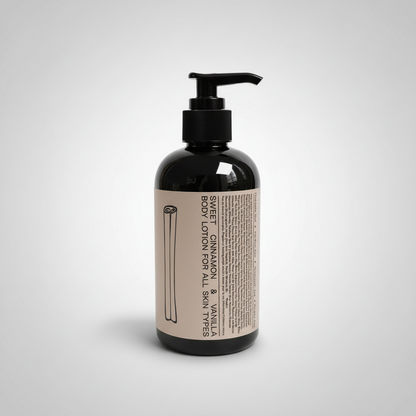 Body Lotion - (Sweet Cinnamon & Vanilla Scented)