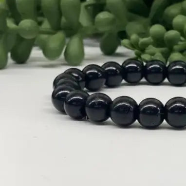 Shungite Stretchable Bracelet 8mm Beads