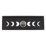 Black Moon Phase Tarot Card Stand Tealight Holder
