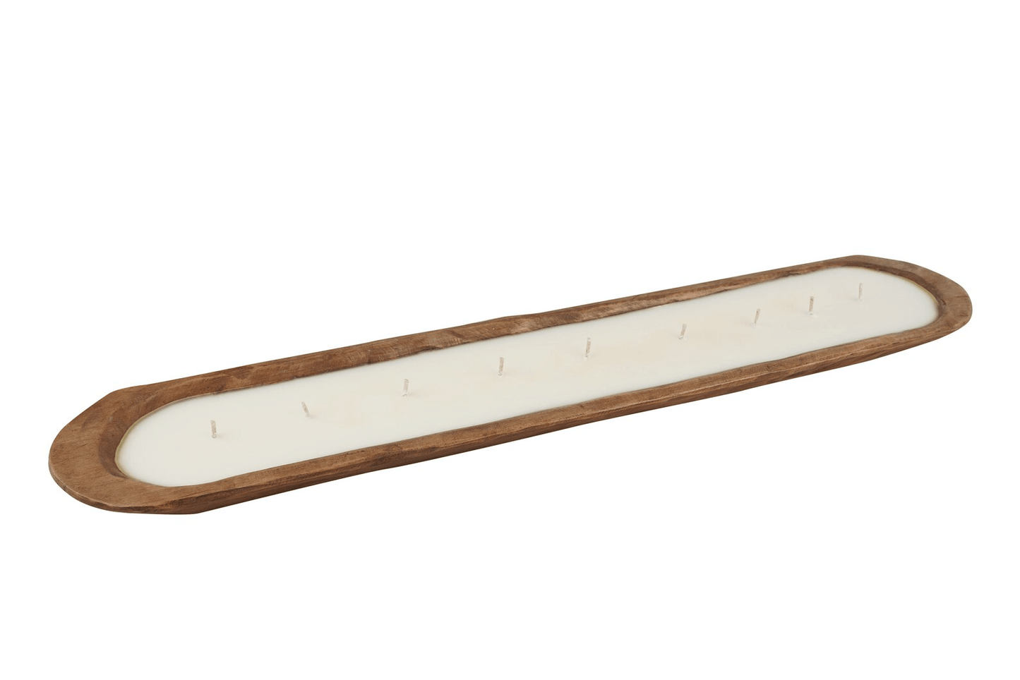 Medium Baguette Dough Bowl-Candle Ready -6x30 inches-Waxed