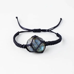 Labradorite Woven Stone Bracelet