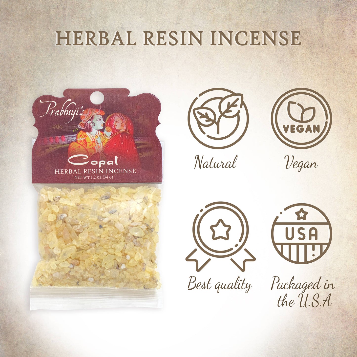 Resin Incense Copal - 1.2oz bag