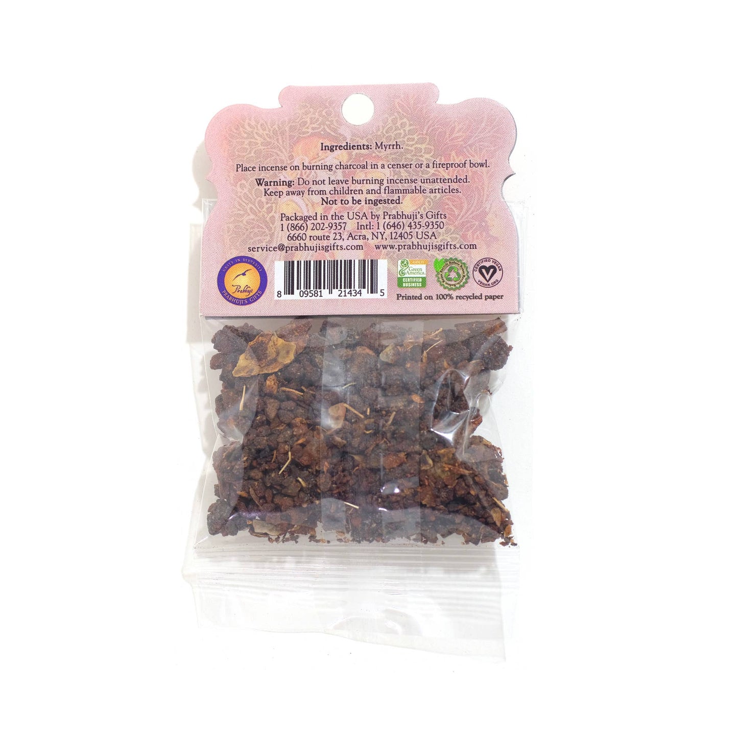 Resin Incense Myrrh - 1.2oz bag